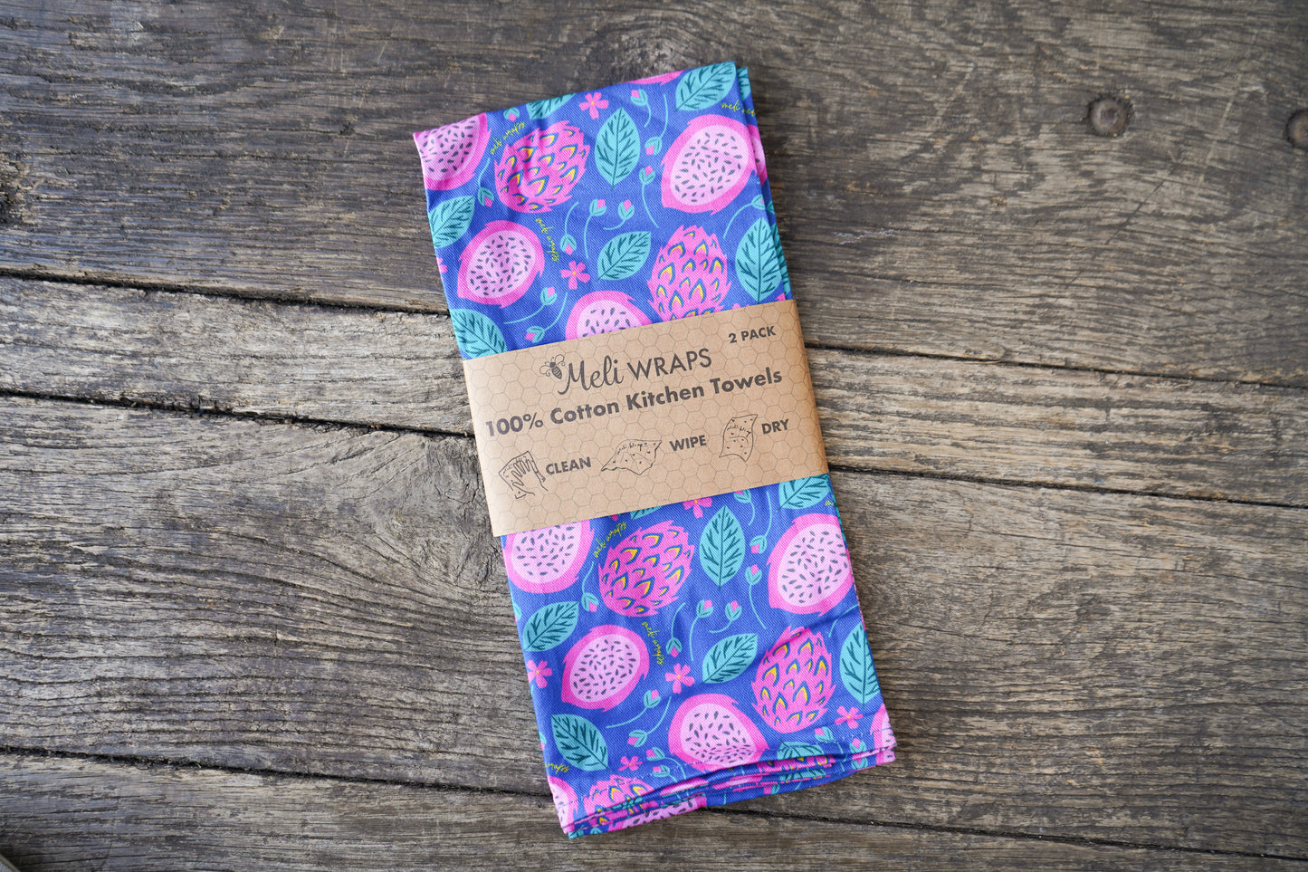 Dragonfruit Kitchen Towels