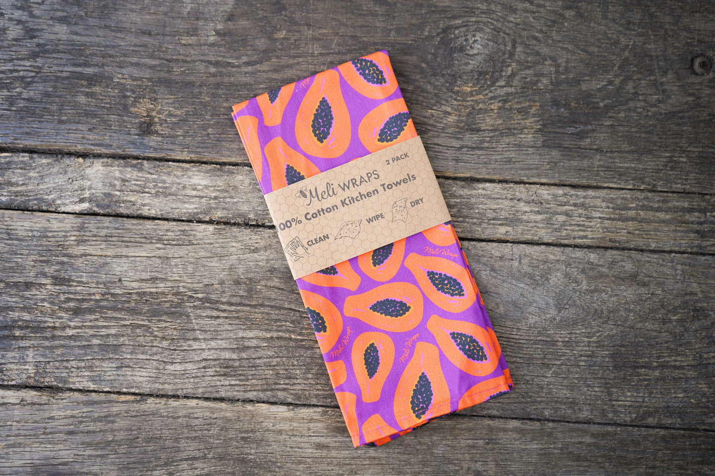 Papaya Kitchen Towels
