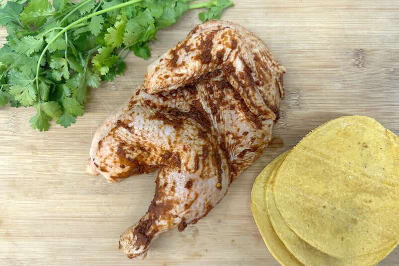 Pasture-Raised Pollo Asado Marinade Half Chicken