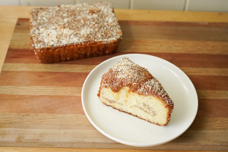 Toasted Coconut Caramel Cake
