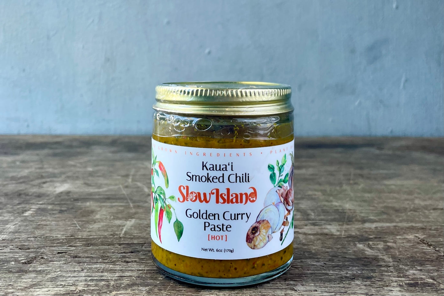 Kauaʻi Smoked Chili Golden Curry Paste