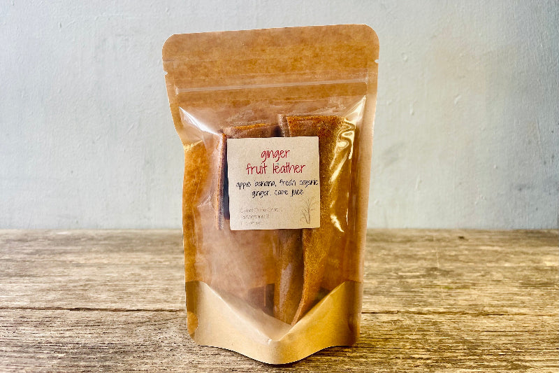 Ginger Fruit Leathers (Wholesale)