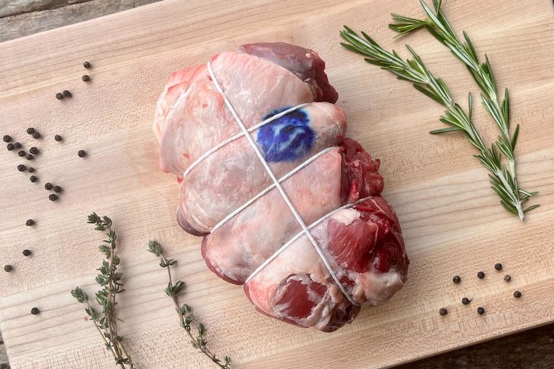 Grass-fed Lamb Leg Roast, Boneless