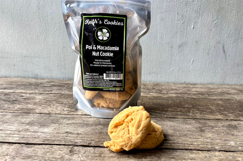 Poi & Mac Nut Cookies