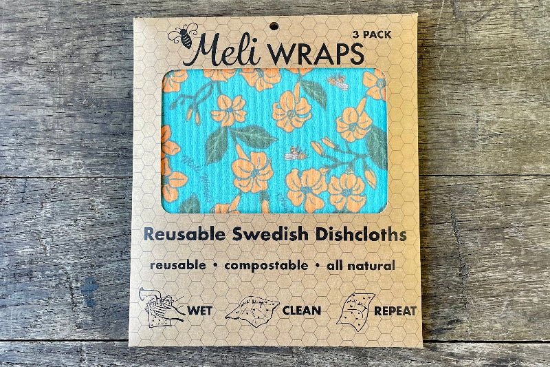 Pua Kenikeni Swedish Dish Cloth Set