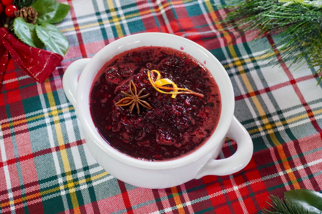 fresh Hawaii grown roselle hibiscus holiday sauce the perfect local swap for cranberry sauce