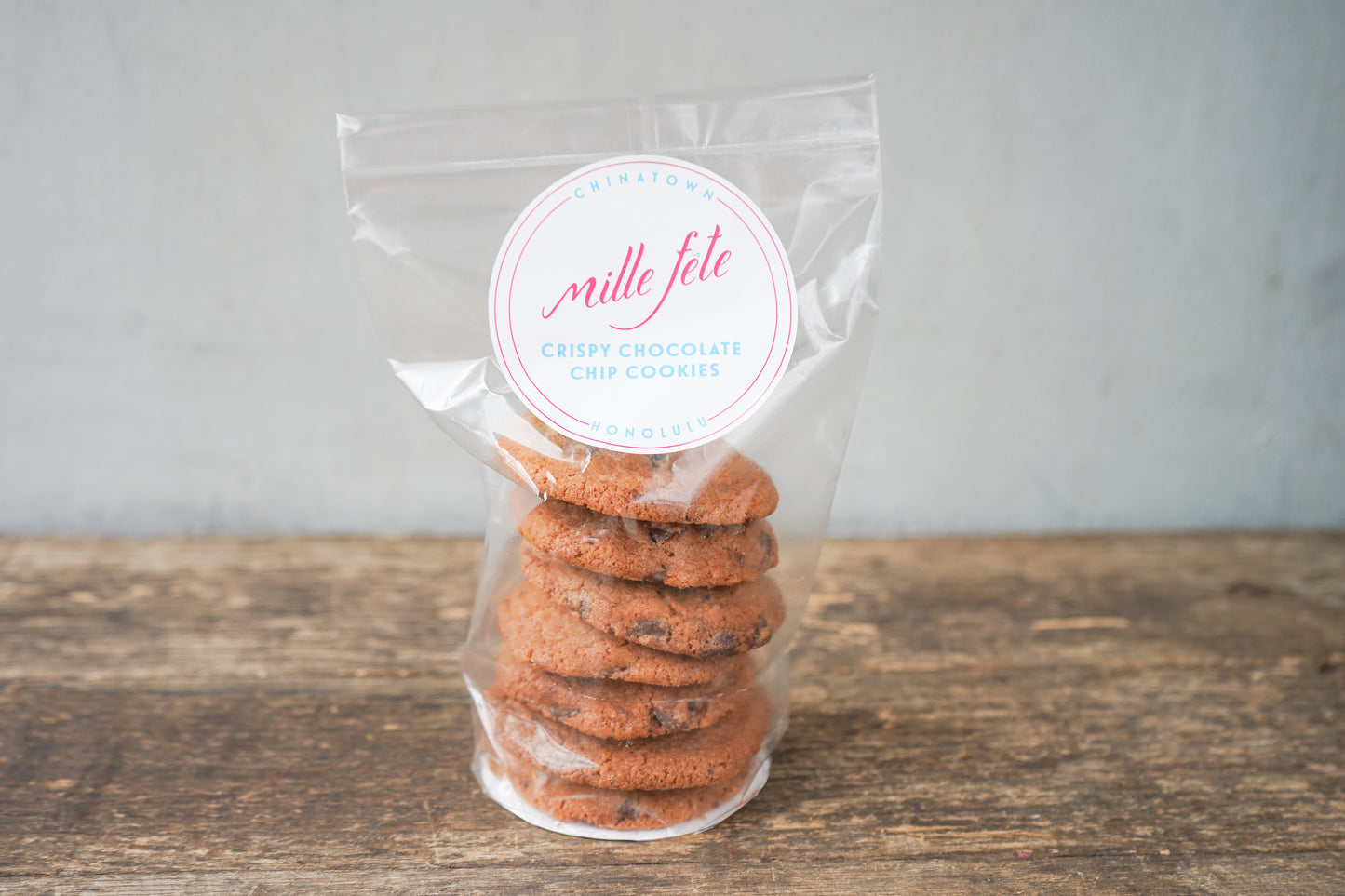 Crispy Chocolate Chip Cookies