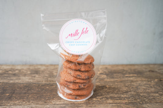 Crispy Chocolate Chip Cookies