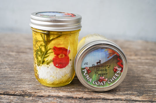 Rosemary Goat Milk Chèvre in Olive Oil