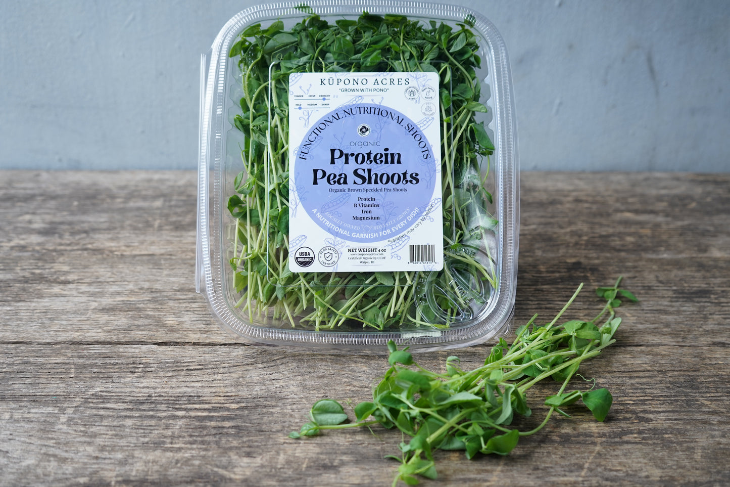 Organic Protein Pea Shoots