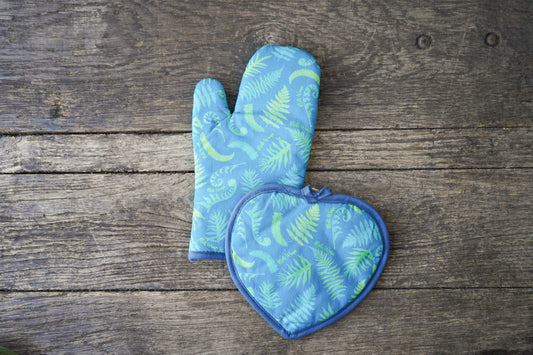 Fern Oven Mitt + Pot Holder