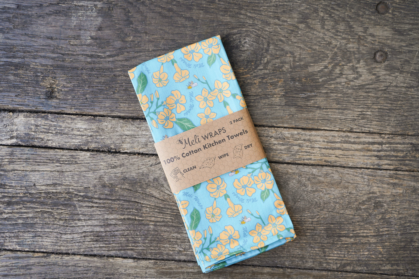 Puakenikeni & Bee Kitchen Towels