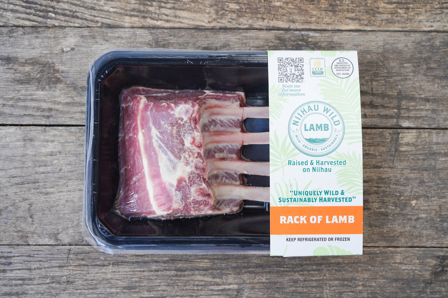 Organic Grass-fed Lamb Racks