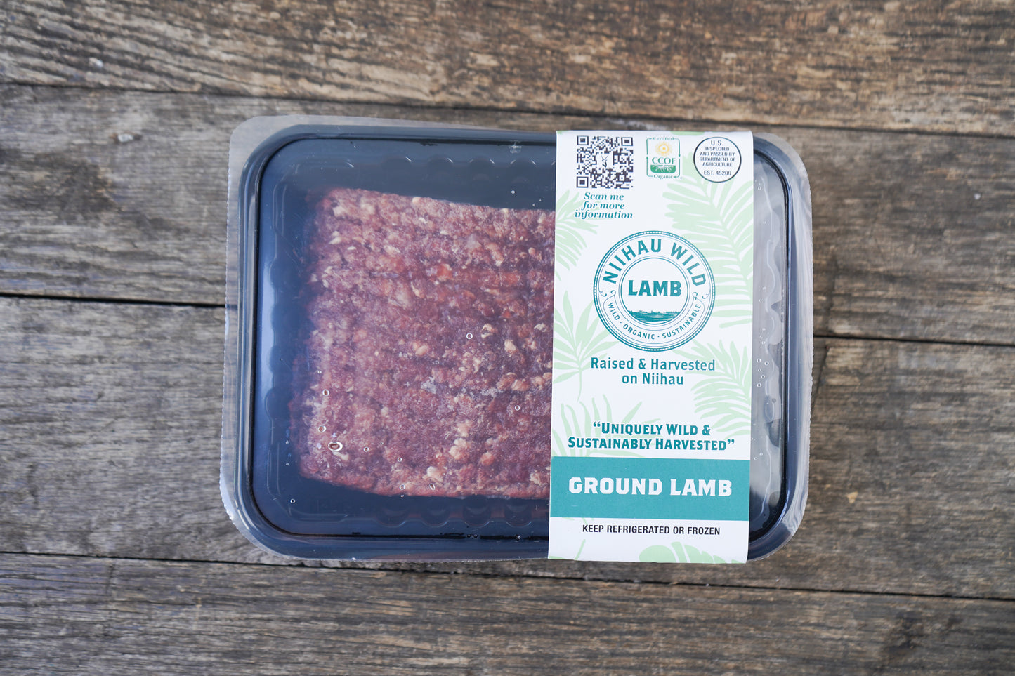 Organic Grass-fed Ground Lamb