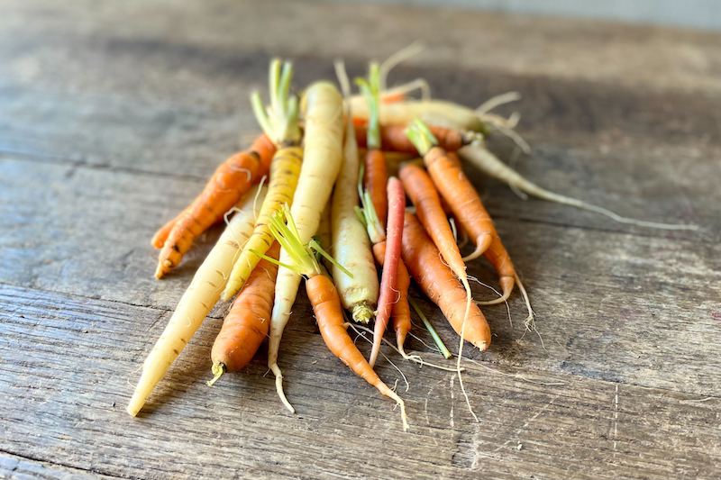 Organic Baby Rainbow Carrot