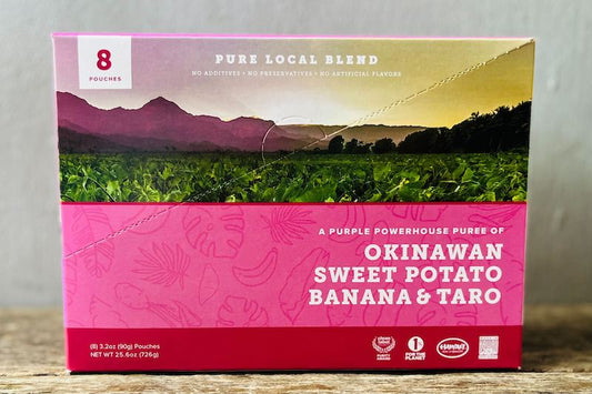 Okinawan Sweet Potato, Banana, & Taro Baby - 8 pack