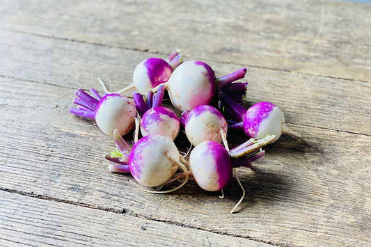 Organic Purple Turnip With Tops