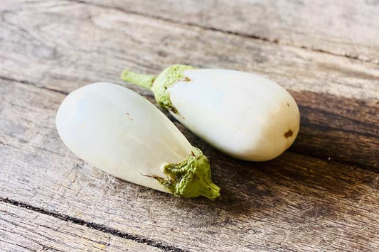 Round White Eggplant