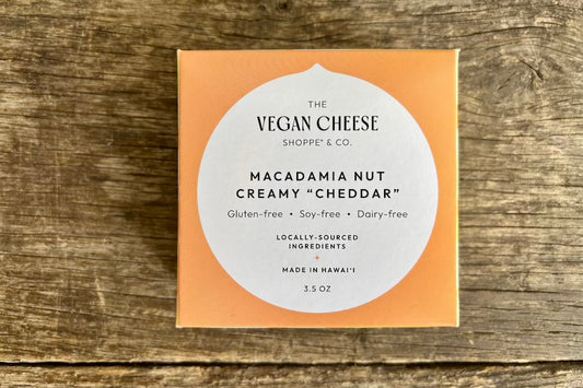 Cheddar Macadamia Nut "Brie"