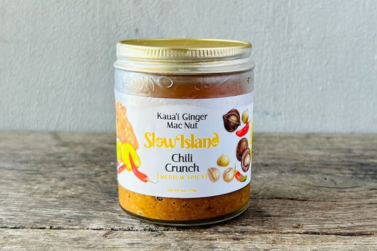 Kauaʻi Ginger Mac Nut Chili Crunch