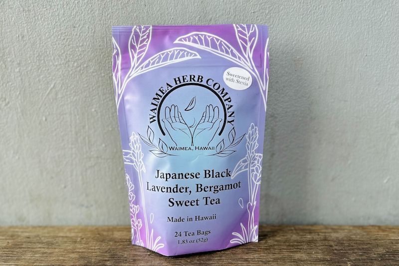 Japanese Black Lavender Bergamot Sweet Tea