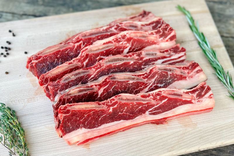 Grass-fed Beef Kalbi-Style Short Ribs - Case