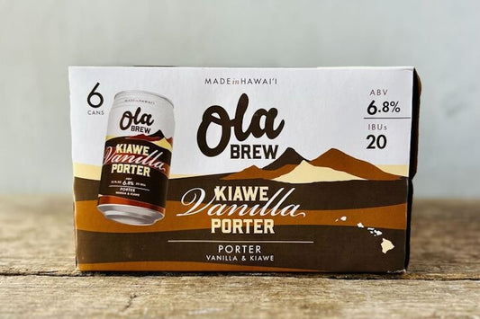 Kiawe Vanilla Porter, 6-Pack