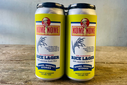 Kome Nome Japanese Style Rice Lager, 4-Pack