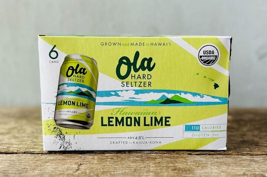 Hawaiian Lemon Lime Hard Seltzer, 6-Pack