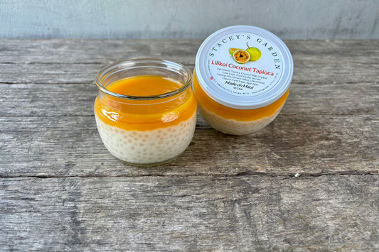 Lilikoʻi Coconut Tapioca Pudding