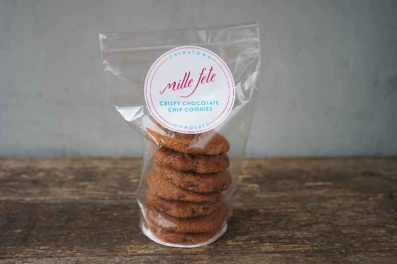 Crispy Chocolate Chip Cookies