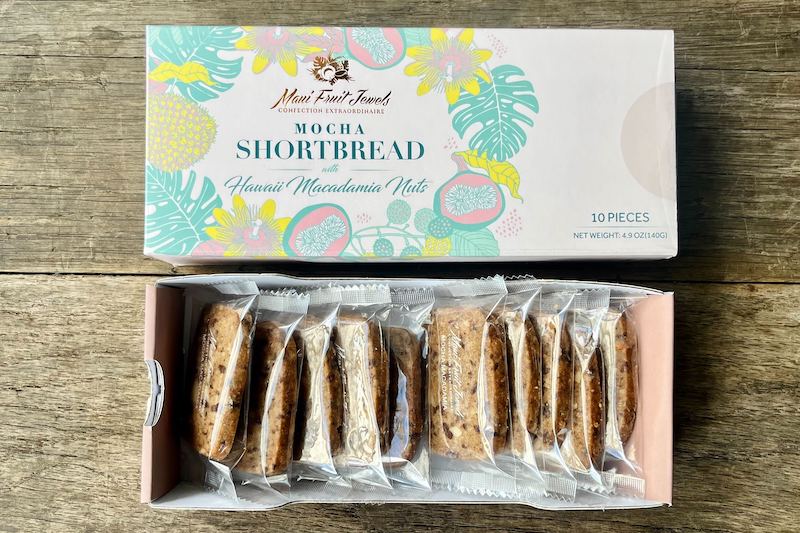 Mocha Macadamia Shortbread 10pc