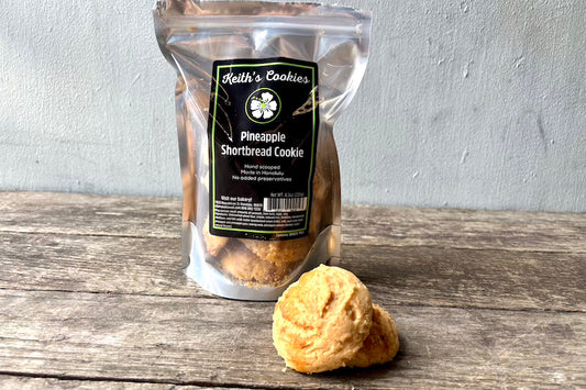 Pineapple Shortbread Cookies