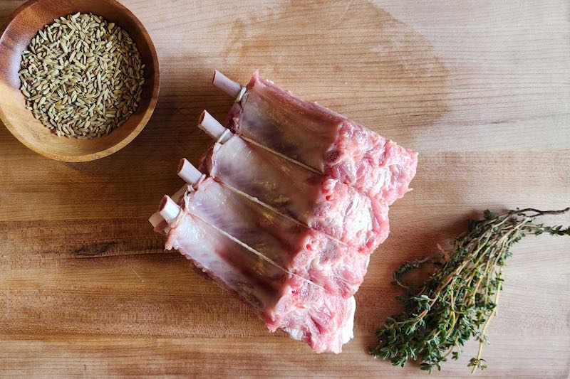 Pork Rack Bone In Pork Loin Half Rack, Bone-in – Farm Link Hawaiʻi