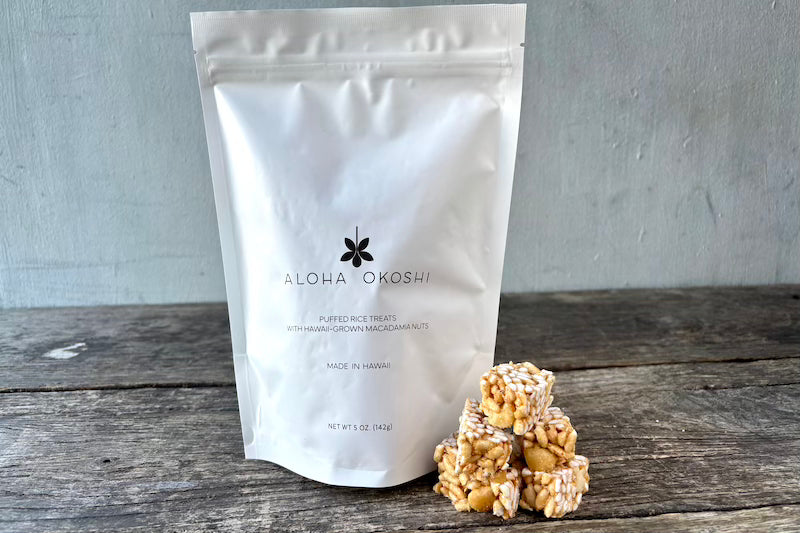 Puffed Rice Treats (Macadamia Nut)