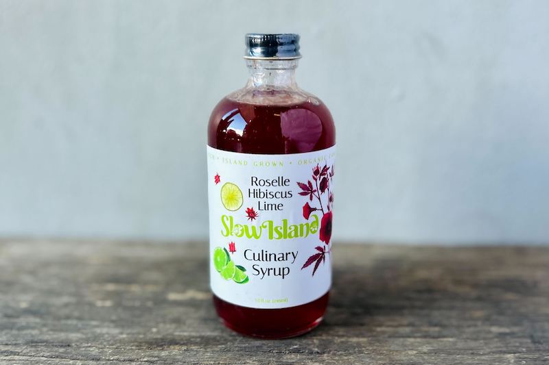 Roselle Hibiscus Lime Culinary Syrup