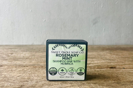 Rosemary Moringa Mint Shampoo Bar