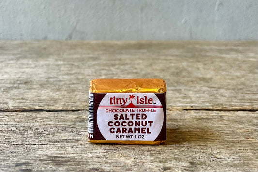 Salted Coconut Caramel Chocolate Truffle